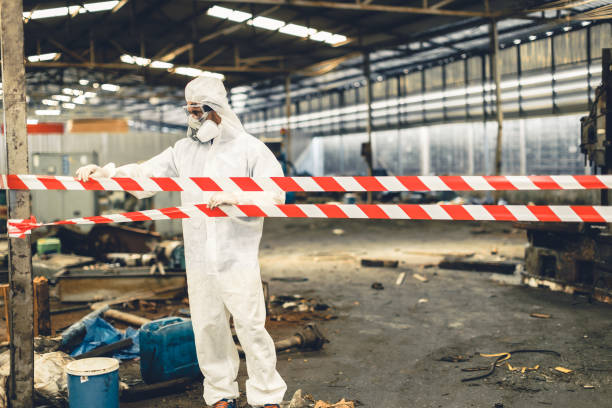 Professional Odor Removal technician working in Tecopa, CA